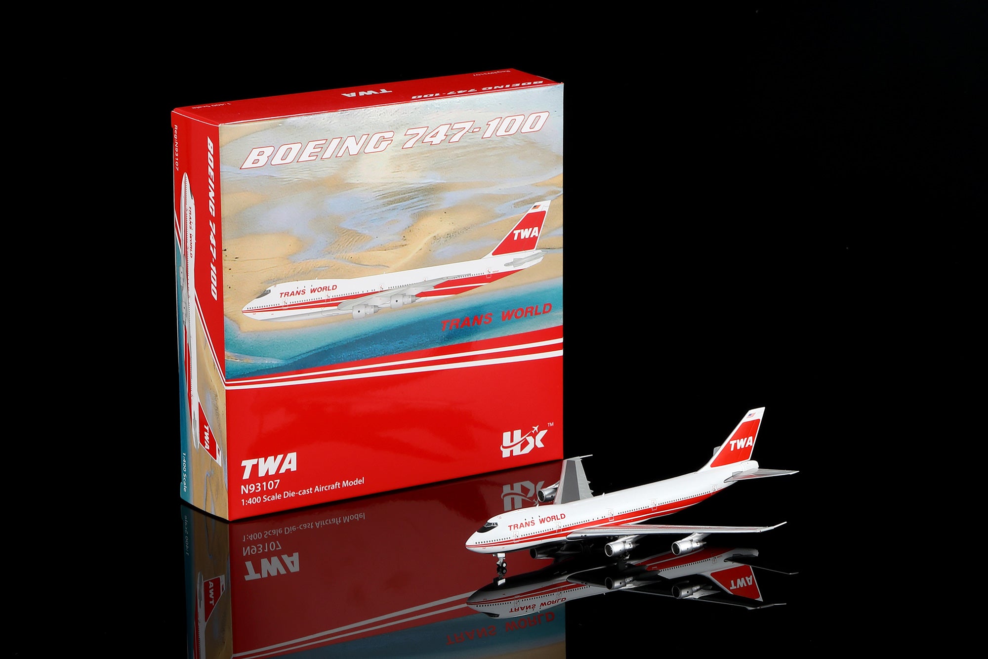 1/400 Trans World Airlines B747-100 N93107 B551704P - cover